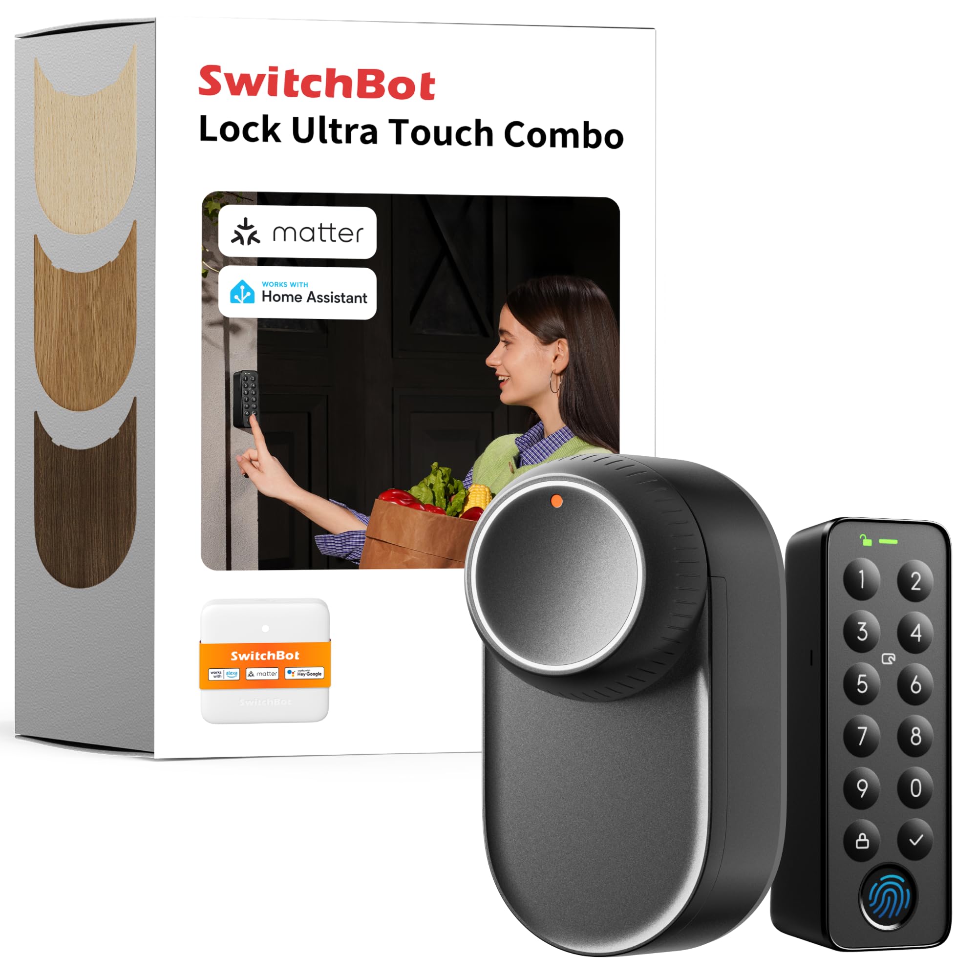 Smart Lock Ultra with Keypad,Fingerprint Door Lock, App Remote